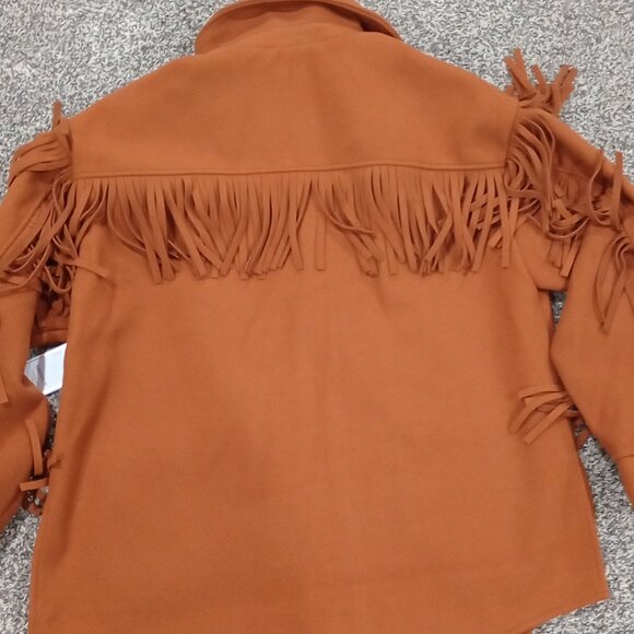 💲SOLD💲Forever 21 Fringe shacket jacket - Picture 2 of 9